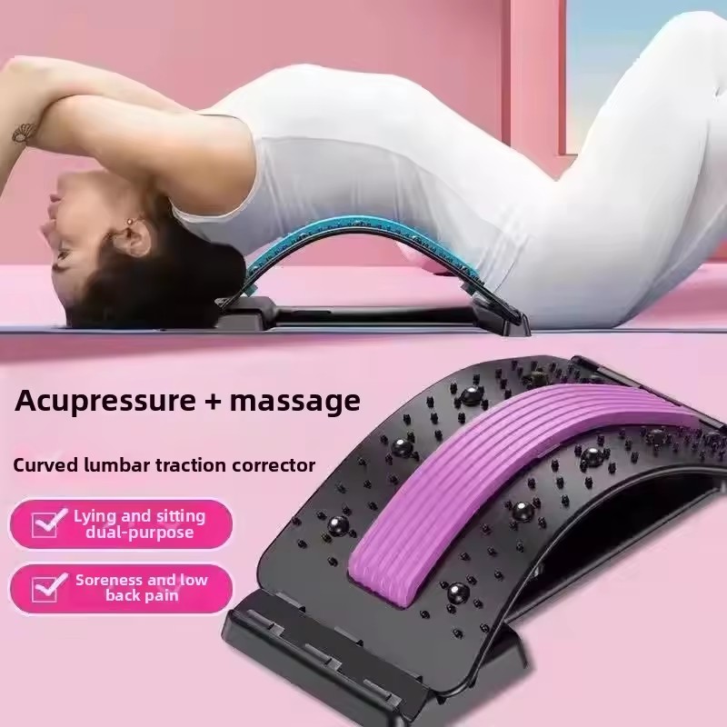 Back Stretcher Lumbar - Massageador Magnético para Costas, Relaxante Muscular,