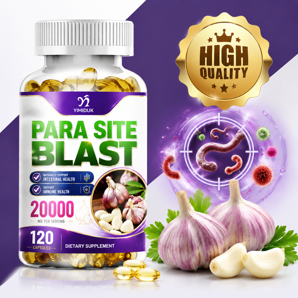 Health Wellness Day - Suplemento para Limpeza de Parasitas -