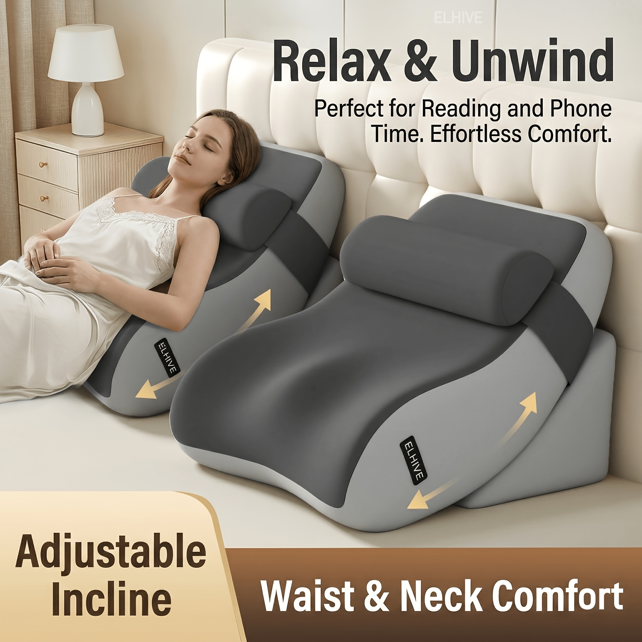 Balance Cushion Disc - Almofada de Apoio Ergonômica para Cama