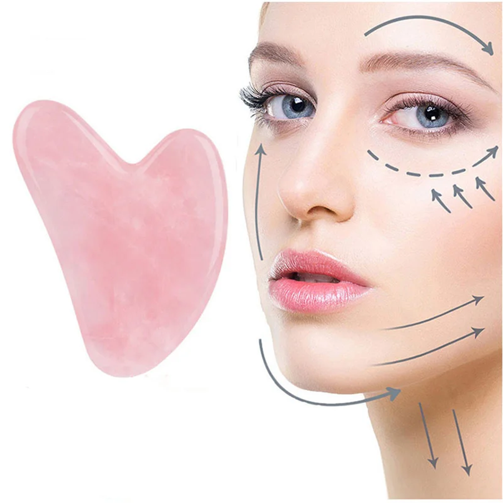 Jade Gua Sha Tool - Raspador de Gua Sha de Pedra