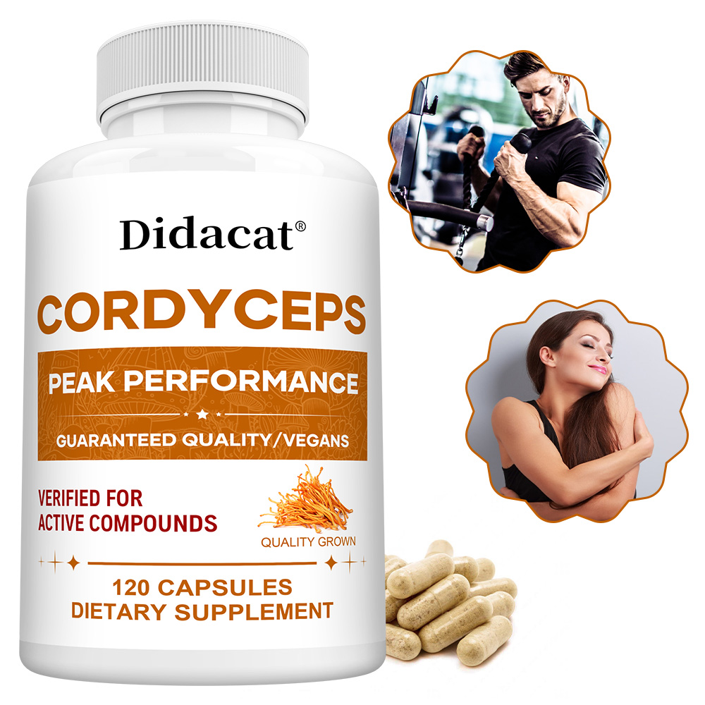 Health Wellness Day - Cápsulas de Cogumelo Cordyceps 1000mg, Suplemento