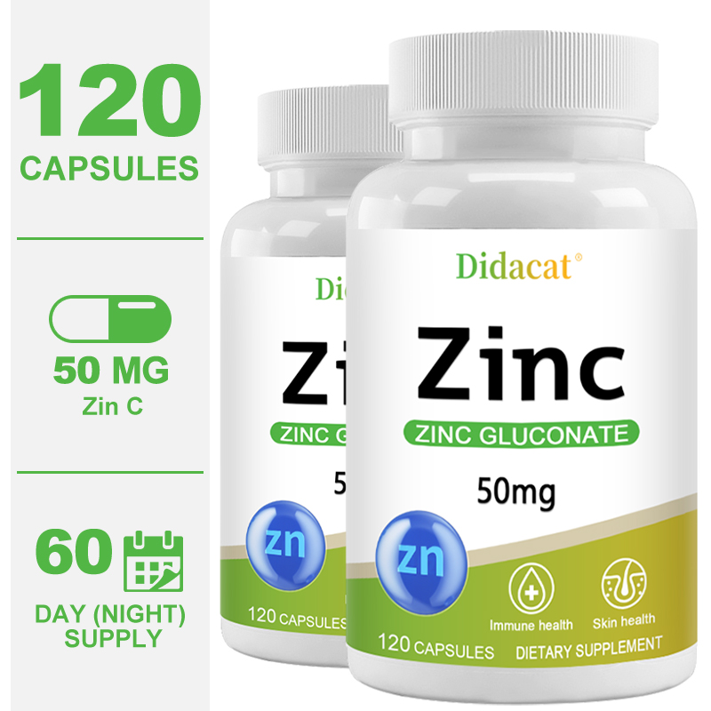 Health Wellness Day - Zinco 50 mg - com gluconato