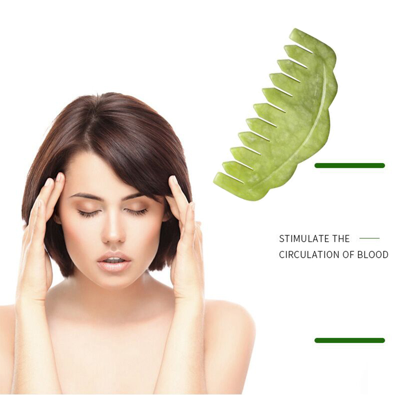 Natural verde xiuyu gua sha pl - Jade Gua Sha Tool avaliação e preço