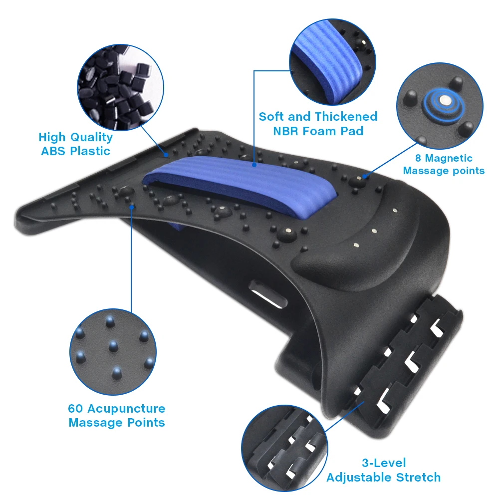 Maca traseira multi-nível ajus - Back Stretcher Lumbar avaliação e preço