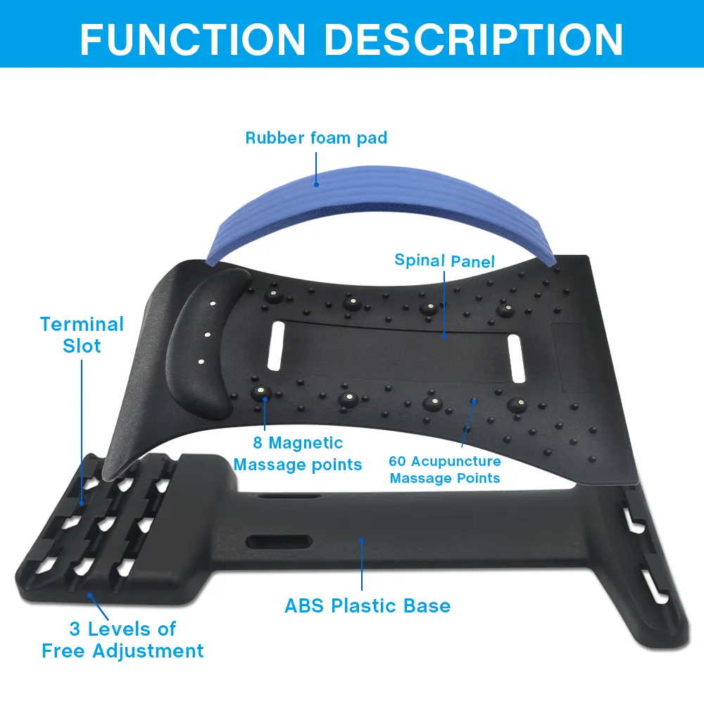 Maca traseira multi-nível ajus - Back Stretcher Lumbar avaliação e preço
