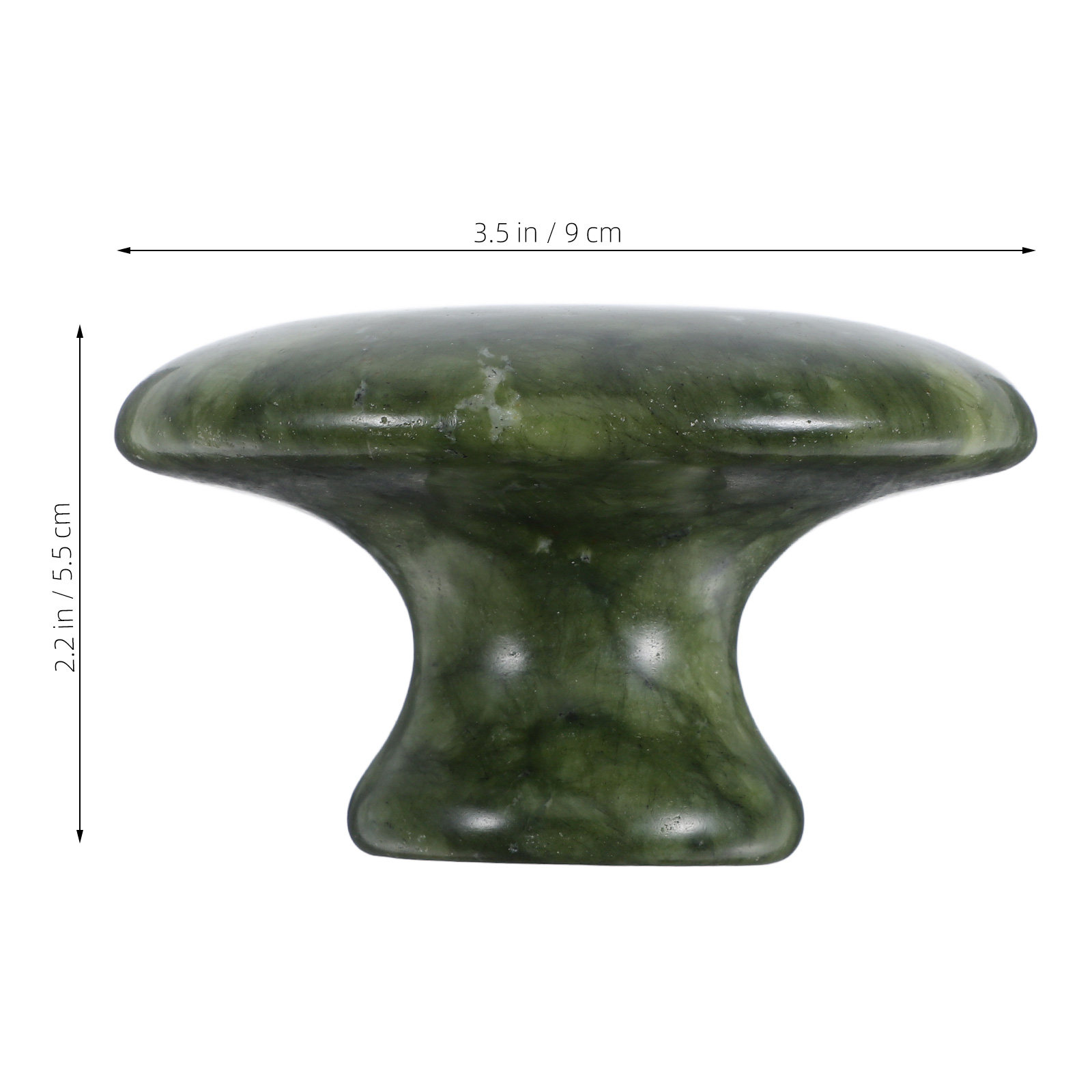 Pedra de Massagem em Forma de  - Jade Gua Sha Tool avaliação e preço