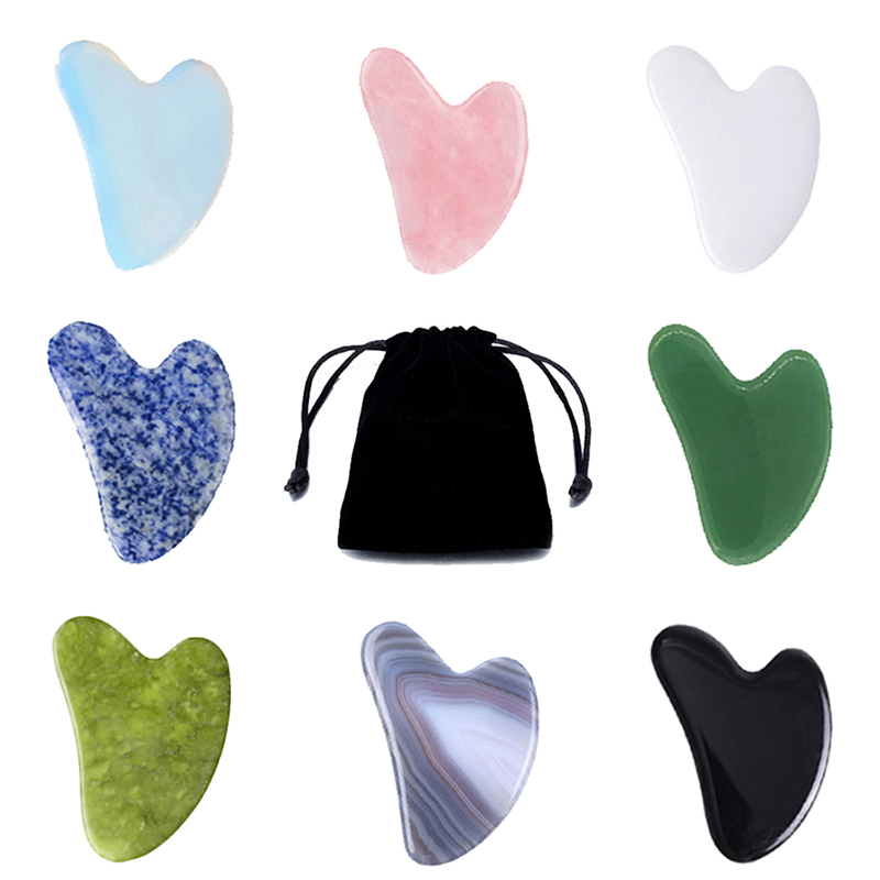 Raspador Natural Jade Guache,  - Jade Gua Sha Tool avaliação e preço