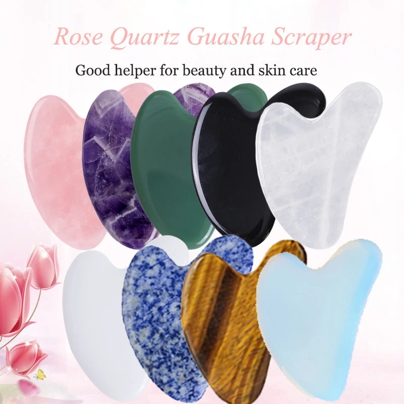 Raspador Natural Jade Guache,  - Jade Gua Sha Tool avaliação e preço