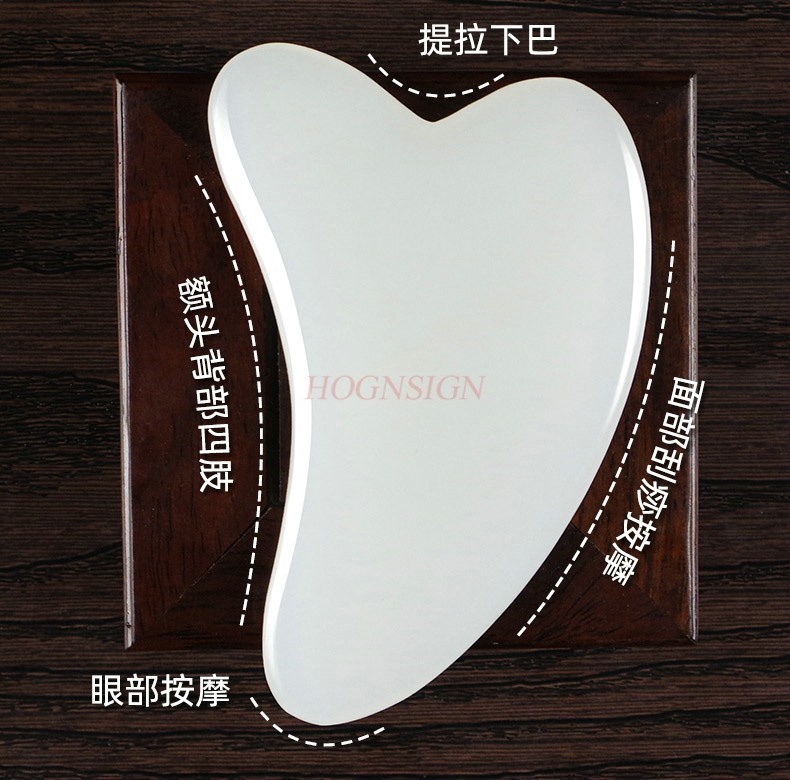 Placa de barbear facial jade n - Jade Gua Sha Tool avaliação e preço