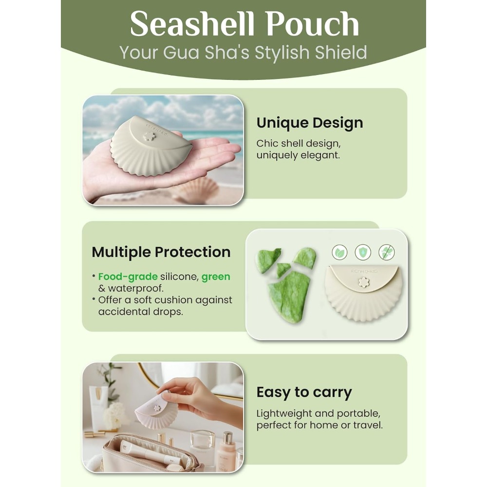 Ferramenta Facial Gua Sha de J - Jade Gua Sha Tool avaliação e preço