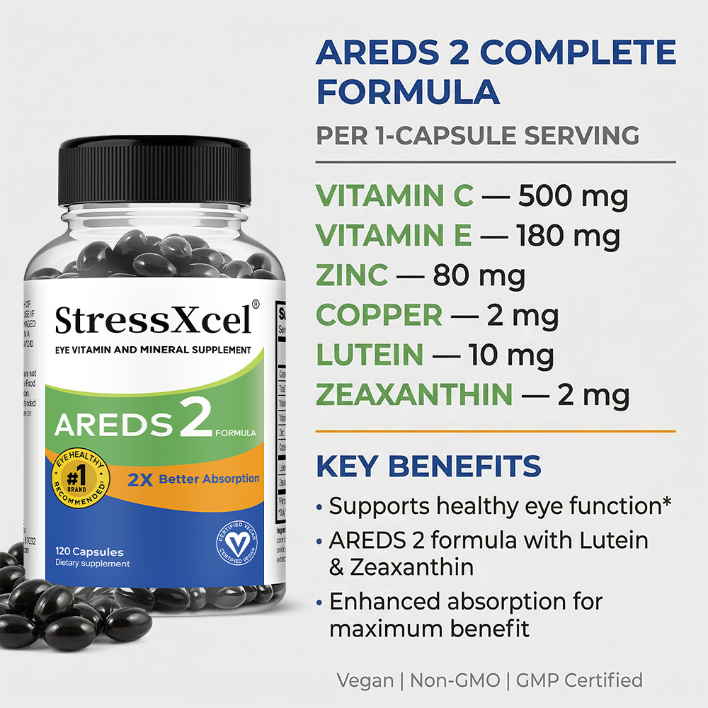 Cápsulas para os Olhos AREDS 2 - Health Wellness Day avaliação e preço