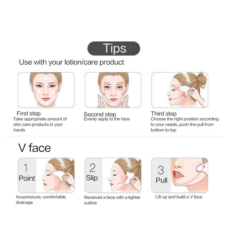 Gua Sha de Quartzo Rosa para M - Jade Gua Sha Tool avaliação e preço