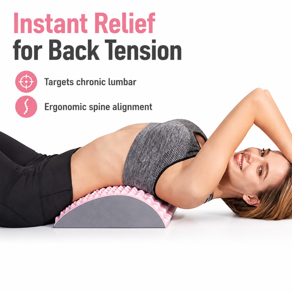 Massageador Lombar EVA para Al - Back Stretcher Lumbar avaliação e preço