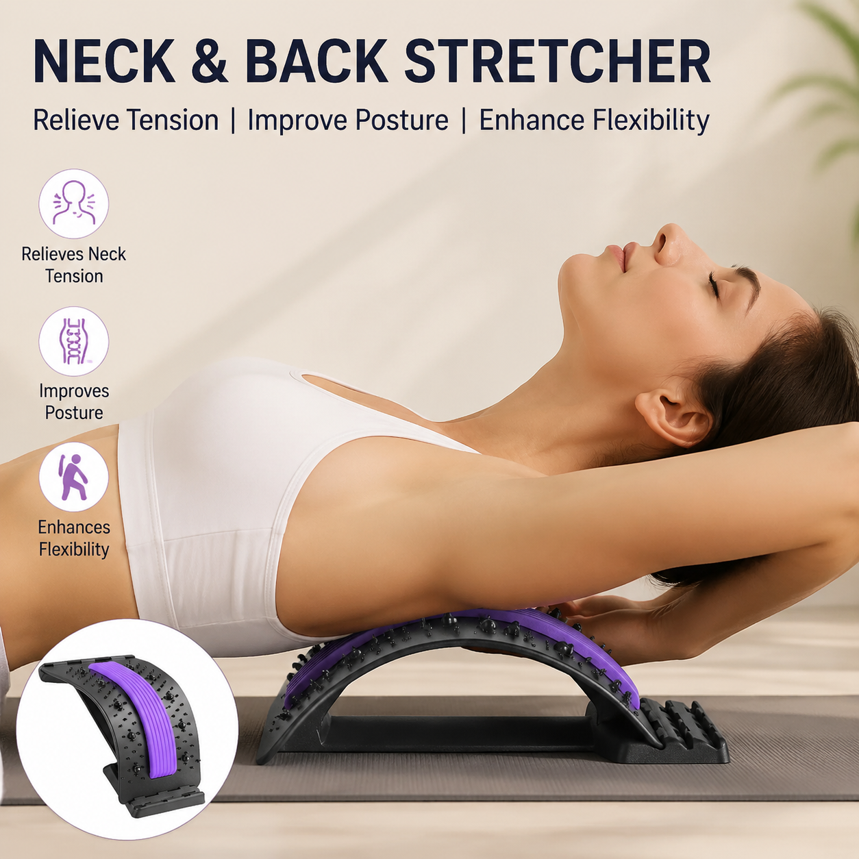 Massageador e Esticador Lombar - Back Stretcher Lumbar avaliação e preço