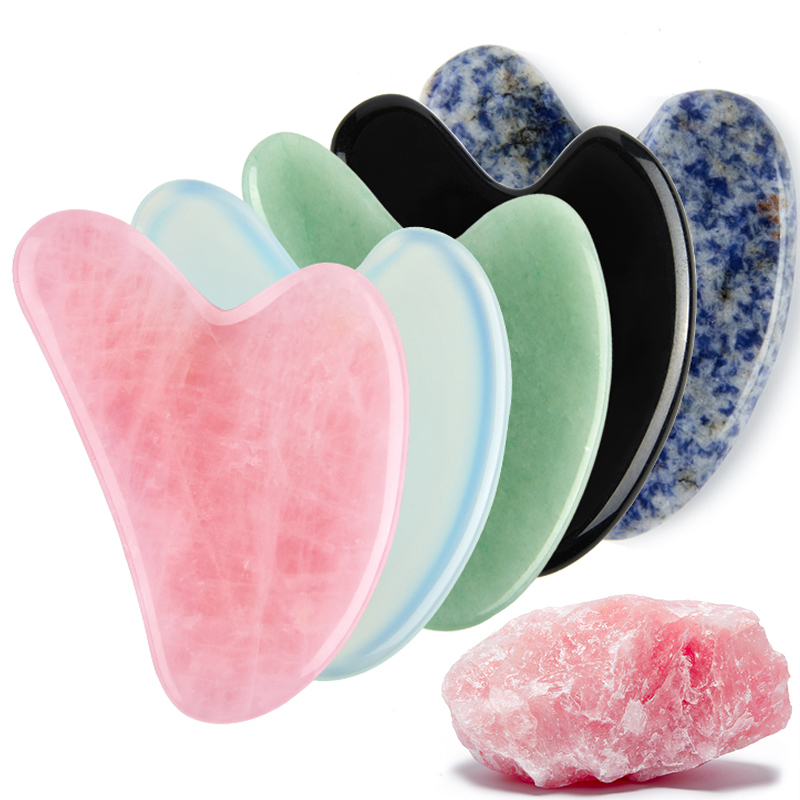 Pedra natural jade guache rasp - Jade Gua Sha Tool avaliação e preço