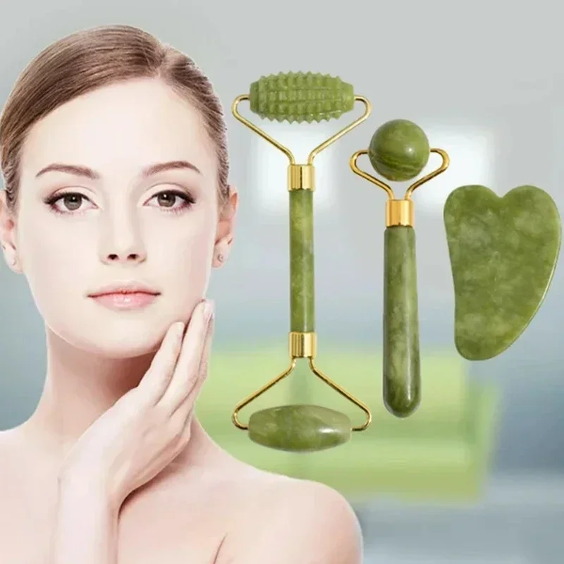 Rolo de Jade Natural para o Ro - Jade Gua Sha Tool avaliação e preço