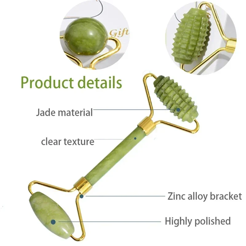 Rolo de Jade Natural para o Ro - Jade Gua Sha Tool avaliação e preço