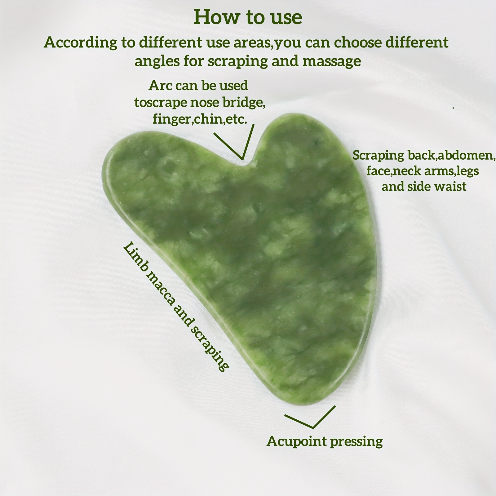 Ferramenta Facial Gua Sha de J - Jade Gua Sha Tool avaliação e preço