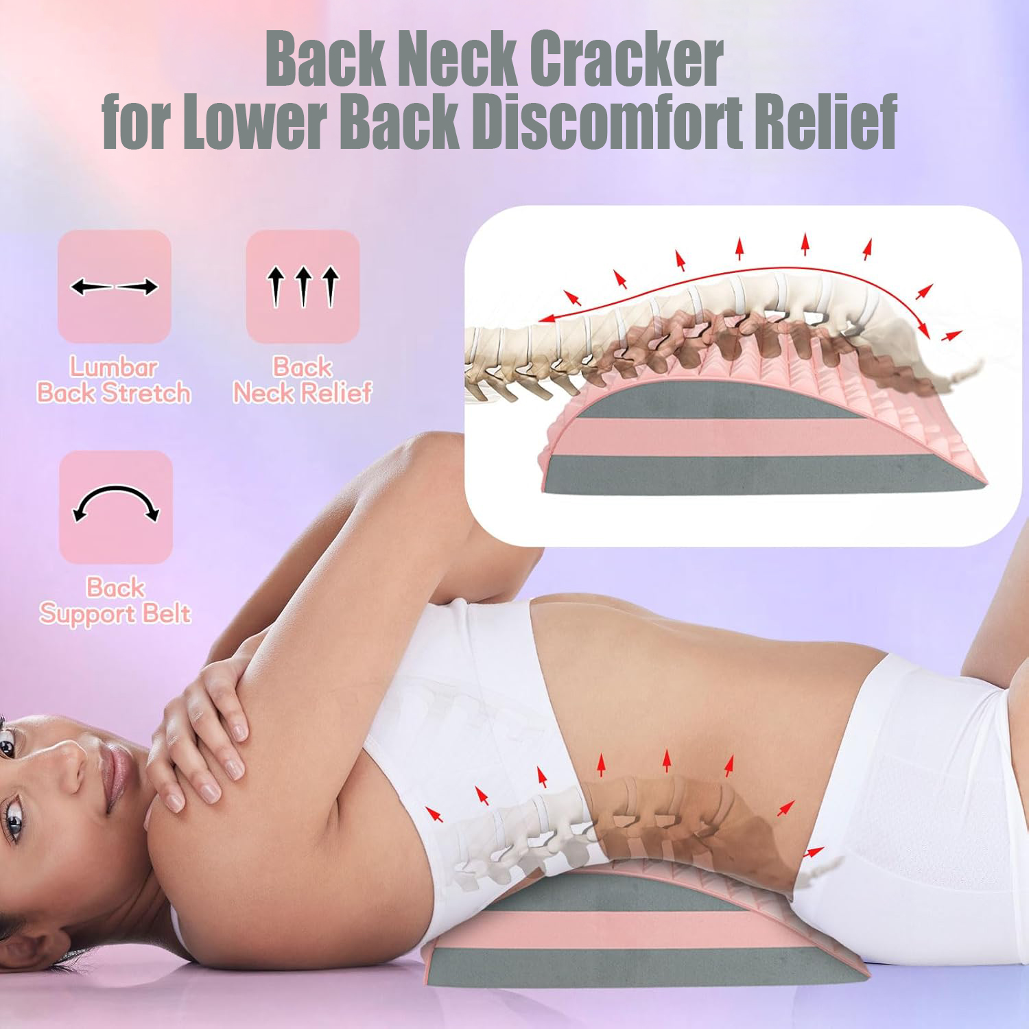 Almofada de Massagem e Suporte - Back Stretcher Lumbar avaliação e preço