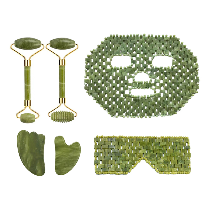 Natural xiuyan jade máscara fa - Jade Gua Sha Tool avaliação e preço