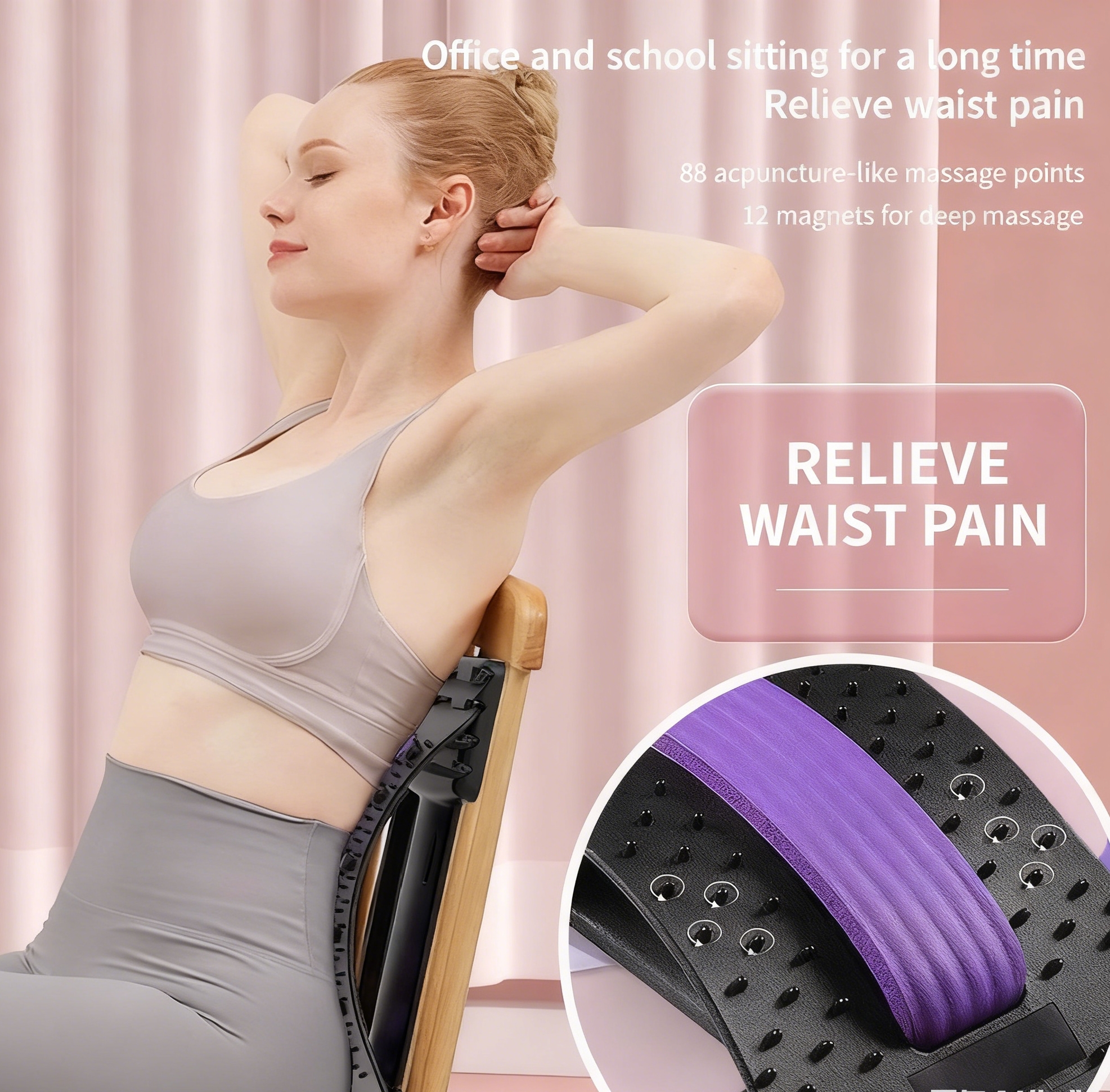 Massageador Lombar e Relaxante - Back Stretcher Lumbar avaliação e preço
