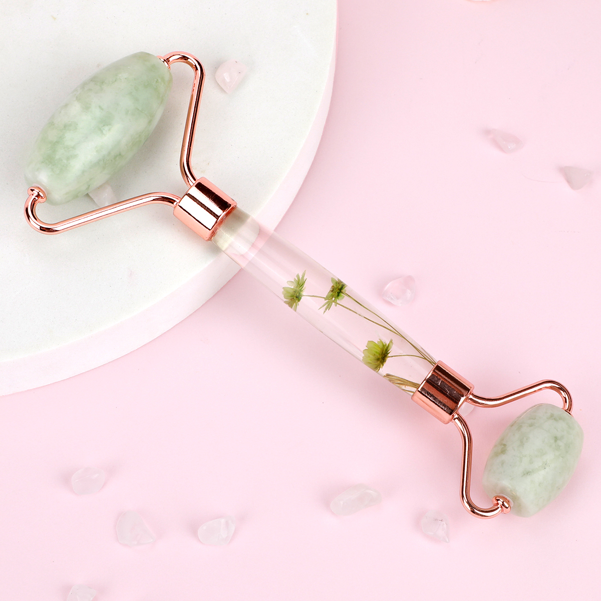 Rolo de jade natural massagead - Jade Gua Sha Tool avaliação e preço