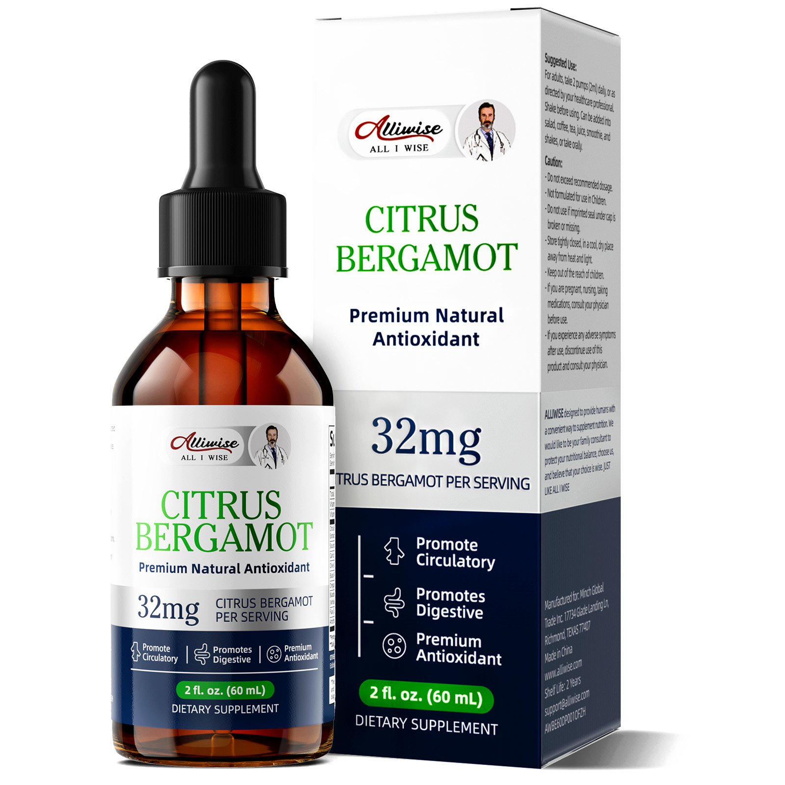 Gotas Premium de Bergamota Cít - Health Wellness Day avaliação e preço