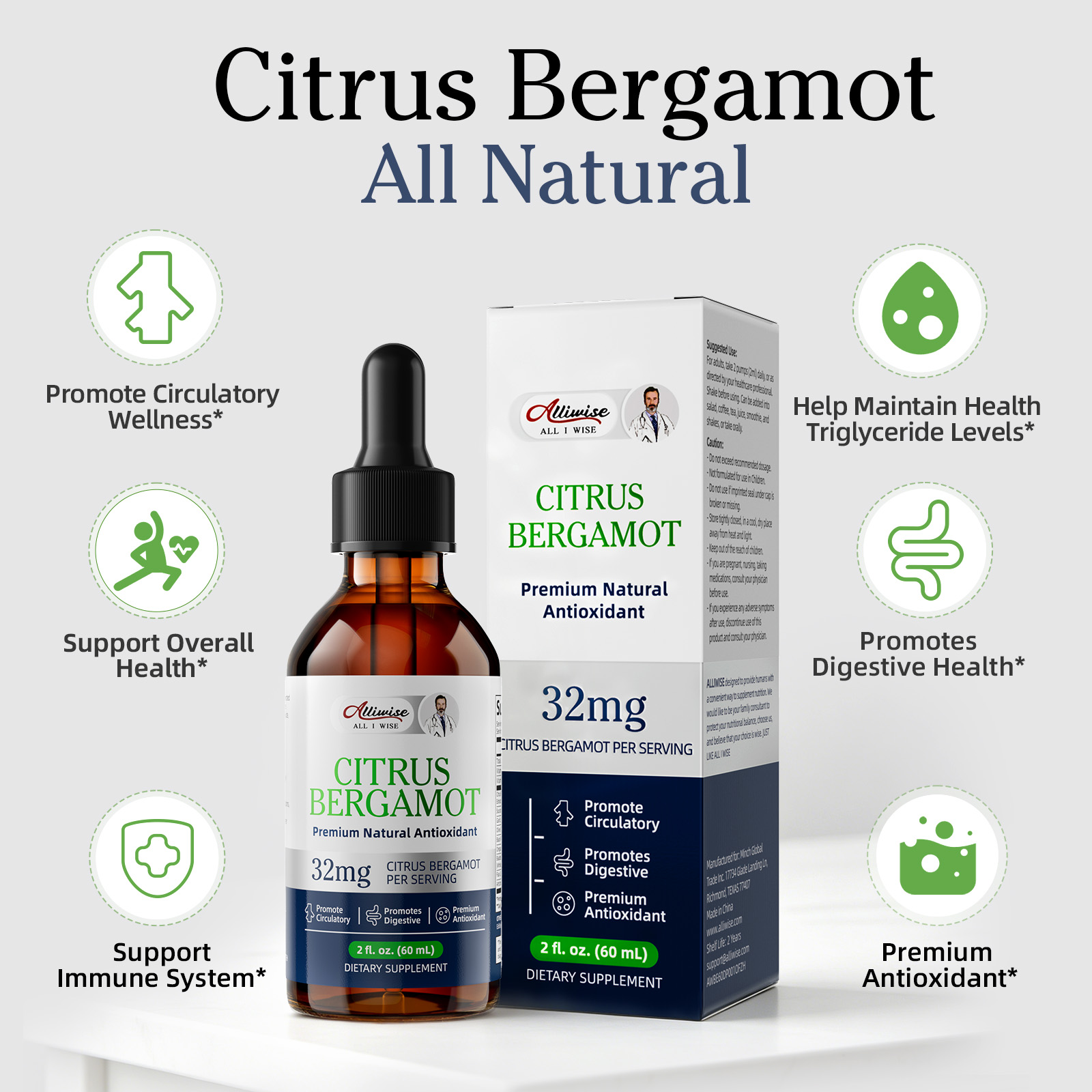 Gotas Premium de Bergamota Cít - Health Wellness Day avaliação e preço